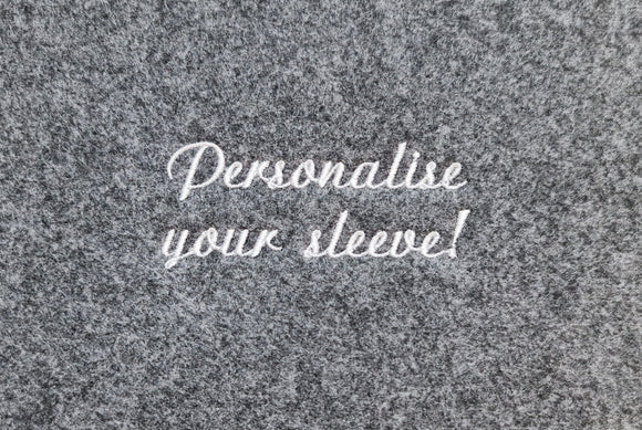 Add Personalisation for your Emmerson Gray sleeve!