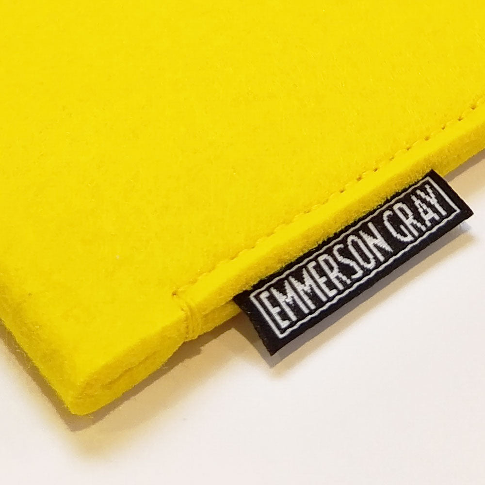 MacBook AIR felt case sleeve 12 great colours UK made EMMERSON GRAY