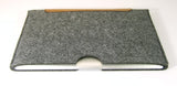 reMarkable 2 felt sleeve case with premium leather patch